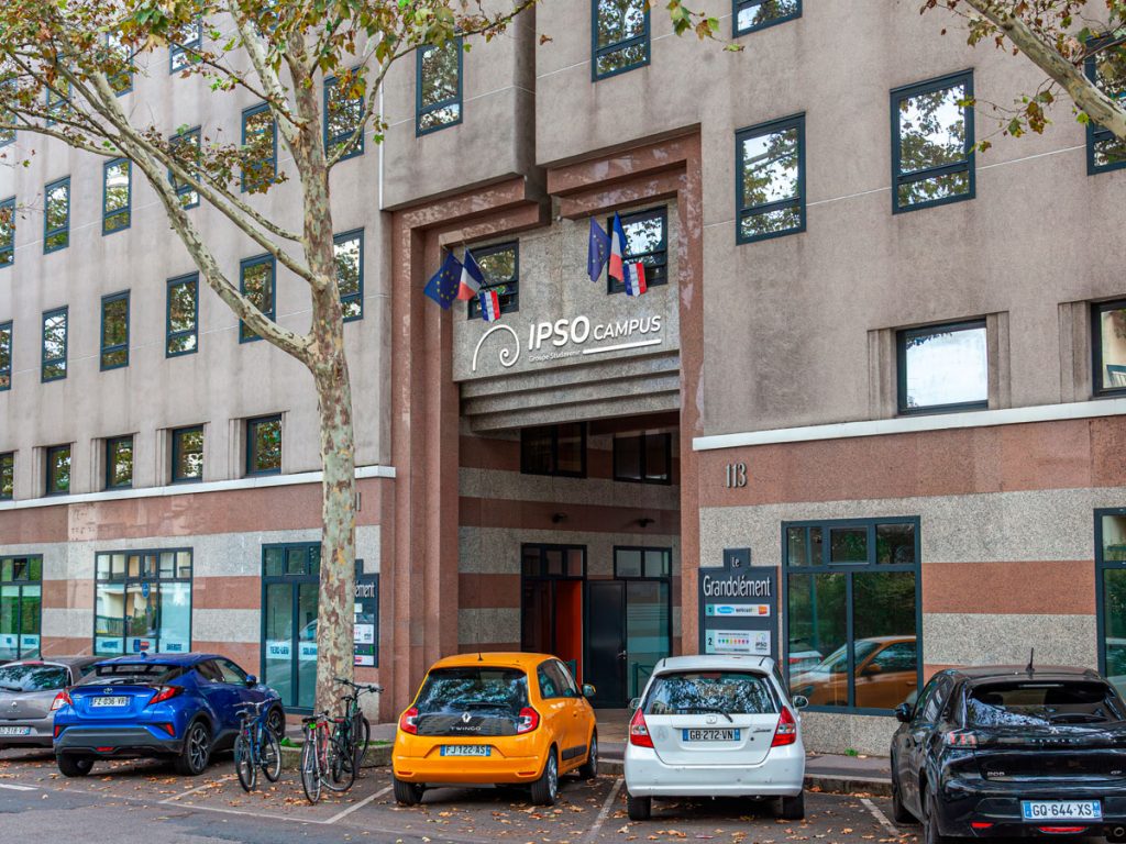 Bâtiment de l'école IPSO Campus à Lyon